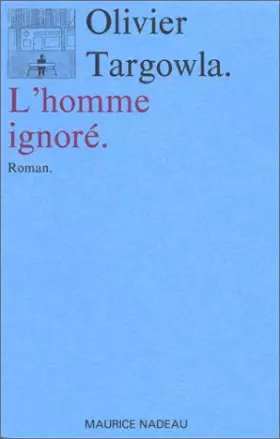 Couverture du produit · L'Homme ignoré