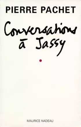Couverture du produit · Conversations à Jassy