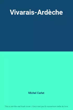Couverture du produit · Vivarais-Ardèche