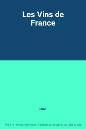 Couverture du produit · Les Vins de France