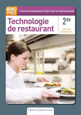 Couverture du produit · Technologie de restaurant 2de Bac Pro CSR - Pochette élève