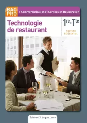 Couverture du produit · Technologie de restaurant 1re, Tle Bac Pro CSR (2012) - Pochette élève