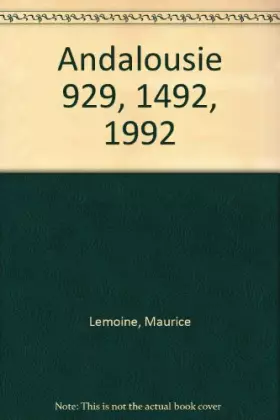 Couverture du produit · Andalousie