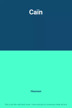 Couverture du produit · Caïn