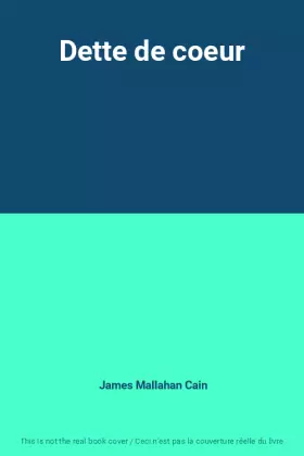 Couverture du produit · Dette de coeur