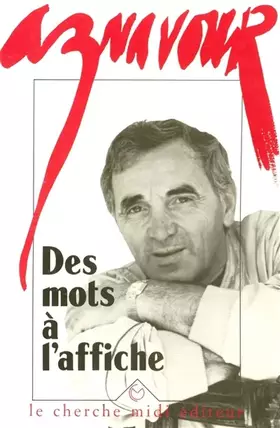 Couverture du produit · Des mots à l'affiche