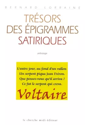 Couverture du produit · Trésor des épigrammes satiriques
