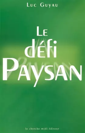 Couverture du produit · Le défi paysan