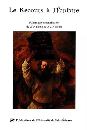 Couverture du produit · Le recours à l'écriture