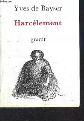 Couverture du produit · Harcèlement
