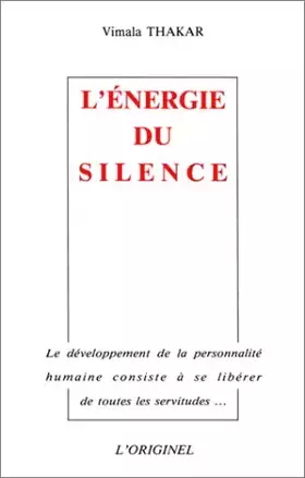 Couverture du produit · L'énergie du silence