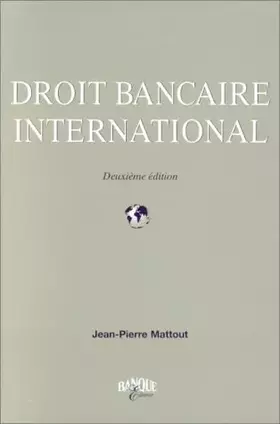 Couverture du produit · Droit bancaire international