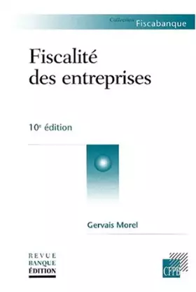 Couverture du produit · Fiscalité des entreprises