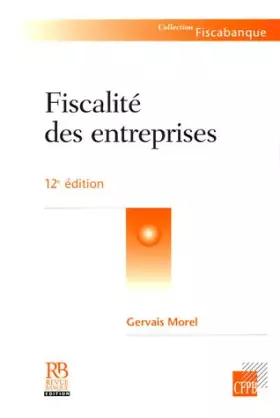 Couverture du produit · Fiscalité des entreprises