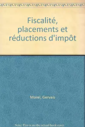Couverture du produit · Fiscalité, placements et réductions d'impôt