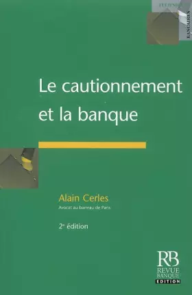 Couverture du produit · Le cautionnement et la banque