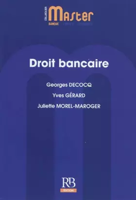 Couverture du produit · Droit bancaire