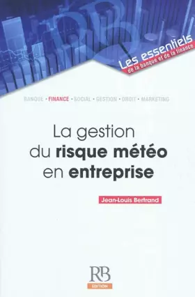 Couverture du produit · La gestion du risque météo en entreprise