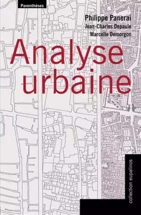 Couverture du produit · Analyse urbaine