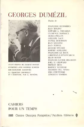 Couverture du produit · Georges Dumézil
