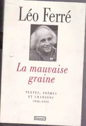 Couverture du produit · La mauvaise graine
