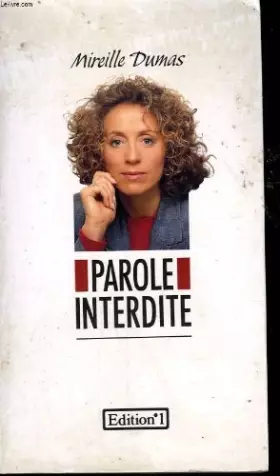 Couverture du produit · Parole interdite
