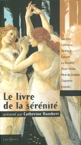 Couverture du produit · Le livre de la sérénité