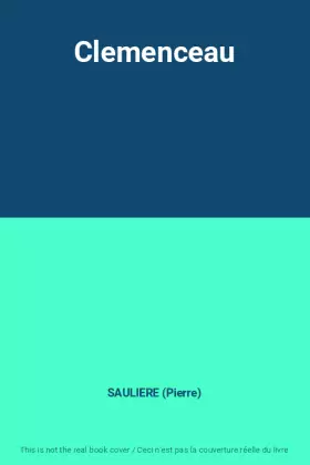 Couverture du produit · Clemenceau