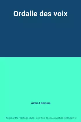 Couverture du produit · Ordalie des voix
