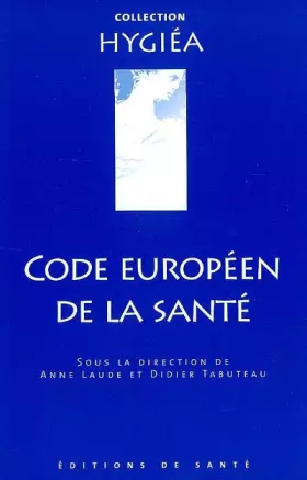 Couverture du produit · Code européen de la santé