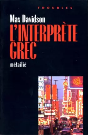 Couverture du produit · L'interprète grec