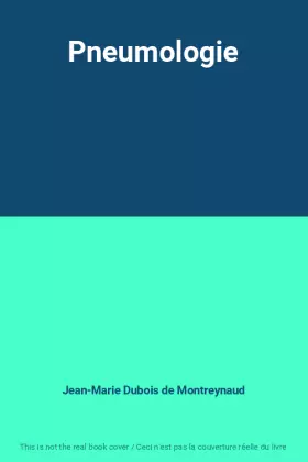 Couverture du produit · Pneumologie