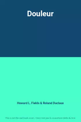Couverture du produit · Douleur