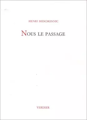 Couverture du produit · Nous le passage