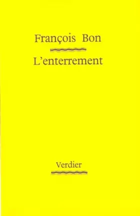 Couverture du produit · L'enterrement