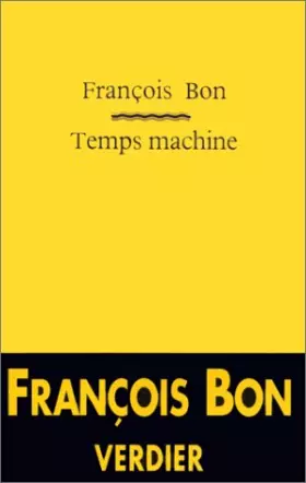 Couverture du produit · Temps machine