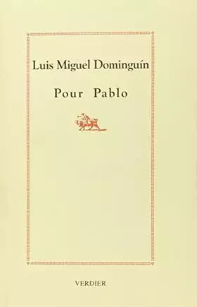 Couverture du produit · Pour Pablo