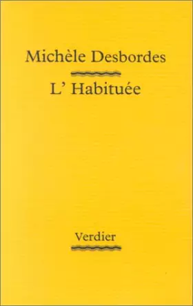 Couverture du produit · L'habituée