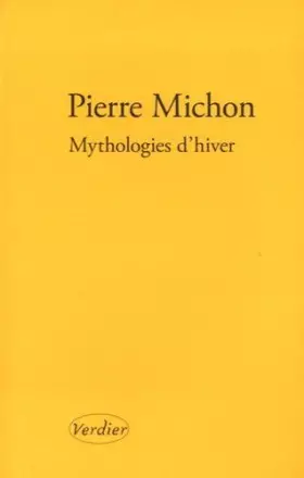 Couverture du produit · Mythologies d'hiver