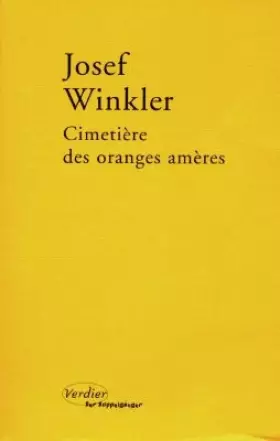 Couverture du produit · Cimetière des oranges amères