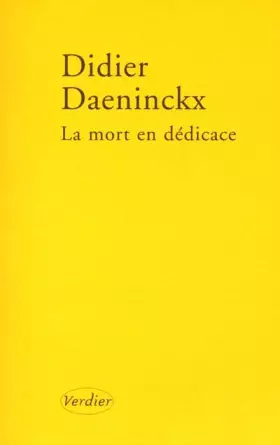 Couverture du produit · La mort en dédicace