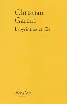 Couverture du produit · Labyrinthes et Cie