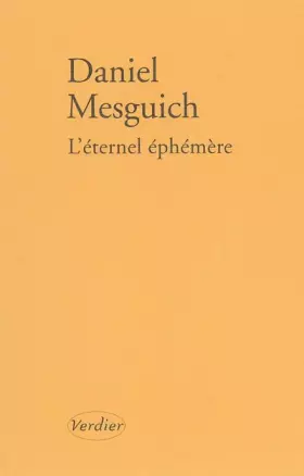 Couverture du produit · L'éternel éphémère