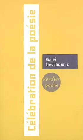 Couverture du produit · Célébration de la poésie