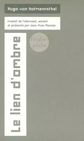 Couverture du produit · Le lien d'ombre