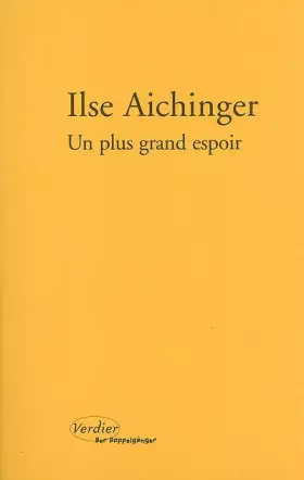 Couverture du produit · Un plus grand espoir