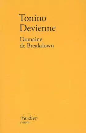 Couverture du produit · Domaine de Breakdown