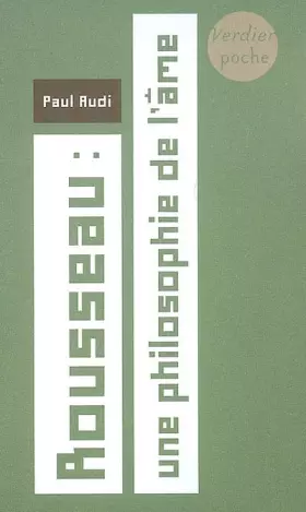 Couverture du produit · Rousseau : une philosophie de l'âme