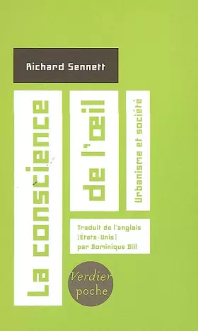 Couverture du produit · La conscience de l'oeil : urbanisme et société