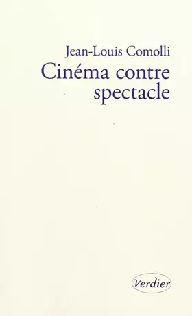 Couverture du produit · Cinéma contre spectacle